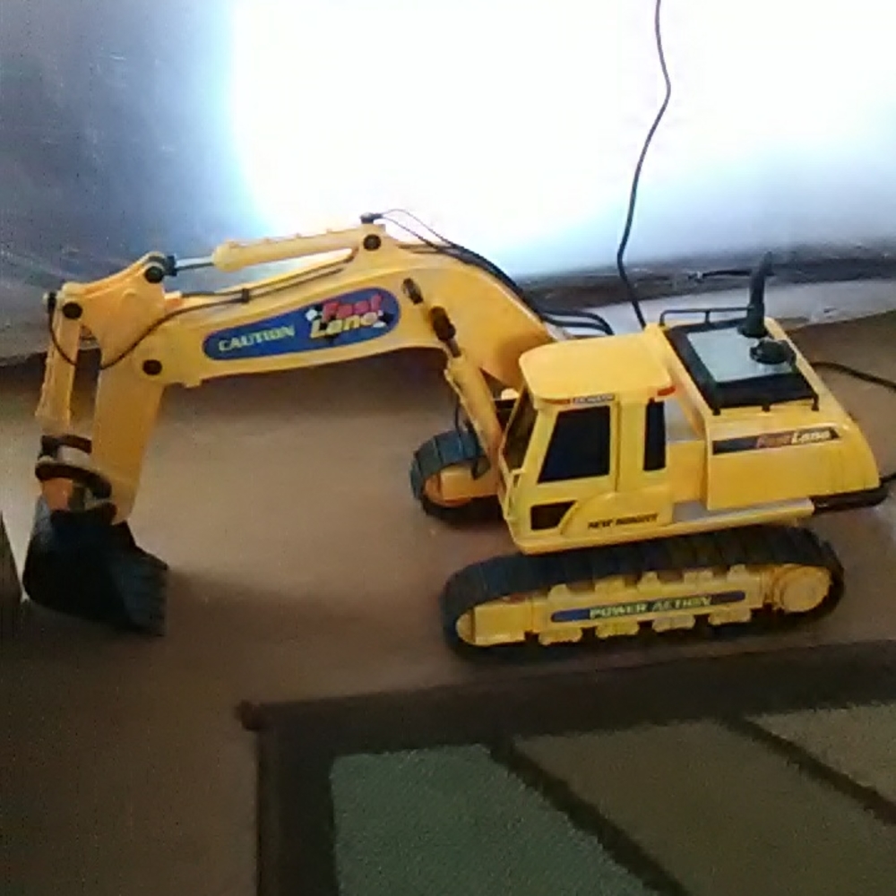 A remote control Excavator